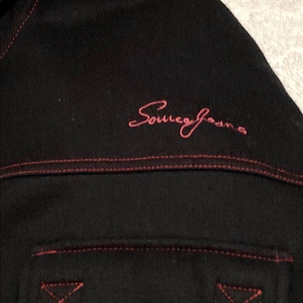 SourceāJeansĀ Shirtāblack jacket 2x - Picture 3 of 5